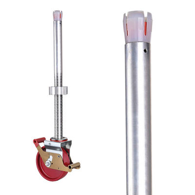 Good price 8inch Capacity Heavy Duty Scaffolding Wheels With Long Threaded Stem online