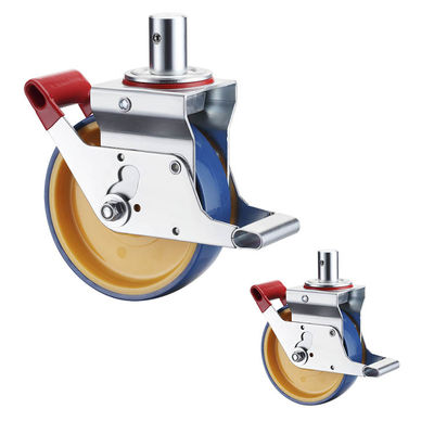 Good price 200mm 1540lbs Capacity Scaffolding Wheels With Steel Stem online