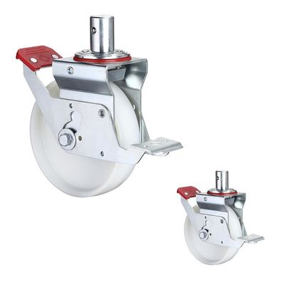 Good price 150mm All Terrain Scaffolding Wheels , 880lbs Loading Caster Wheel Scaffolding online