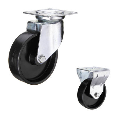 buy Black 60kg Loading 80mm Industrial Casters For Trolley online manufacturer