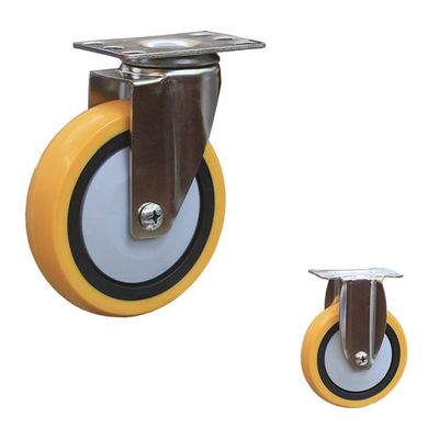 buy 125mm PP Swivel Plate Stainless Steel Caster Wheels online manufacturer