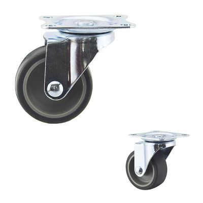 buy Swivel Rubber Light Duty Casters 66lbs Single Wheel Capacity online manufacturer