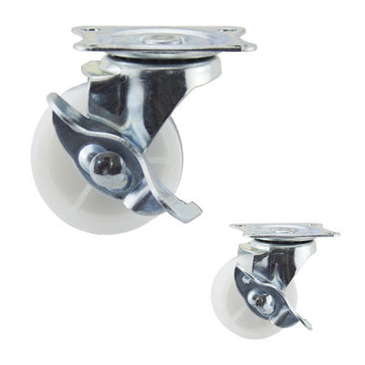 China 20kg Load Side Brake 1.5 Inch PP Swivel Light Duty Casters