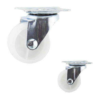 40mm Diameter Plastic Light Duty Casters 360 Degree Rotating