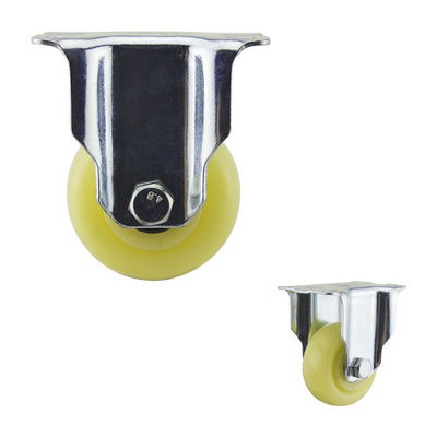 China Solid Fixed Wheel Plastic Medium Duty Casters 80kg Load Capacity Factory