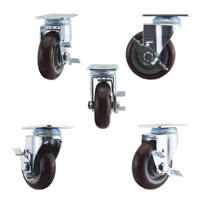 China OEM 232lbs Locking Medium Duty Casters For Transport Trolley
