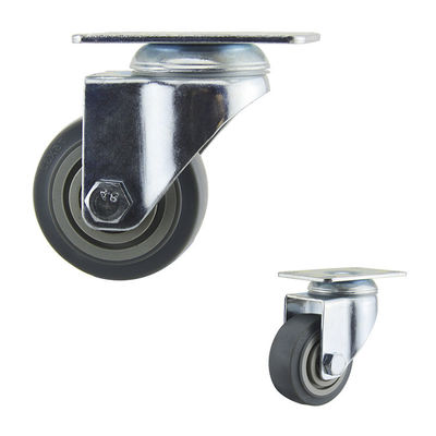 China 3 Inch 75mm Medium Duty Casters For Trolley Machines
