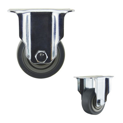 China 3" Silent Medical Cart 80kg Capacity Medium Duty Casters