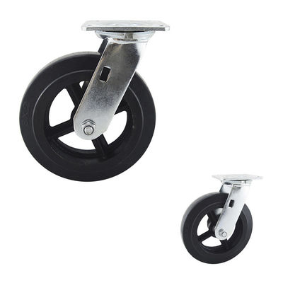 China 8 Inch Big Wheel Swivel Plate Hollow Core Heavy Duty Casters