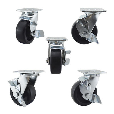 5 Inch 770lbs Capactiy Heavy Duty Casters Side Lock