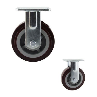 China Industrial Cart 150mm Fixed Type Heavy Duty Ball Bearing Wheels