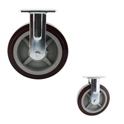 China 8 Inch FLat Tread PU Wheel 660LBS Dolly Heavy Duty Casters