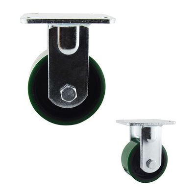 buy 2816LBS Capacity Cast Iron 4 PU Caster Sets Two Ball Bearing online manufacturer