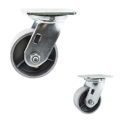 China Roller Bearing 4 Inch Swivel Cast Iron Wheels For Furniture