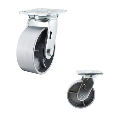 Customizable Color 5 Inch 230kg Capacity Swivel Plate Heavy Duty Furniture Castors