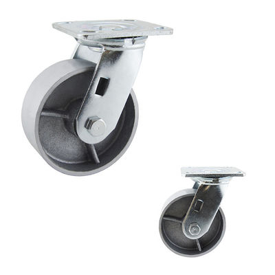 Customizable Color 5 Inch 230kg Capacity Swivel Plate Heavy Duty Furniture Castors