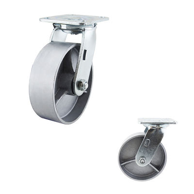 Industrial Cast Iron 360 Degree Rotating 6 Inch Swivel Casters