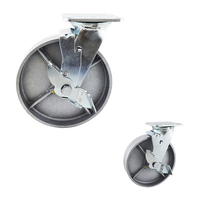 China 8x2 Inch Swivel Plate 660LBS Furniture Lockable Caster Wheels