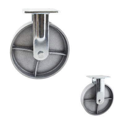 China 200mm Diameter 300kg Load Capacity Cast Iron Metal Trolley Wheels