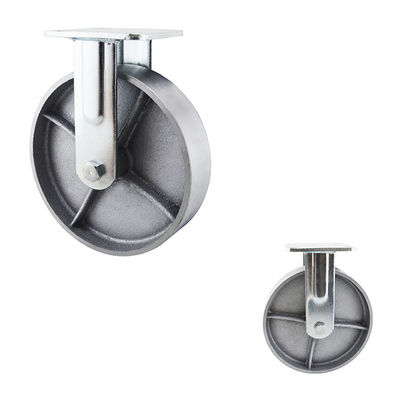 200mm Diameter 300kg Load Capacity Cast Iron Metal Trolley Wheels