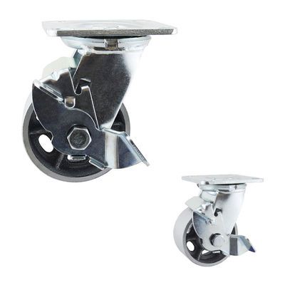 China 4 Inch 200kg Capacity Swivel Heavy Duty Furniture Castors With Roller Bearing