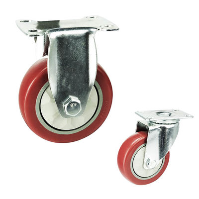 China 5 Inch Rigid Wheel Top Plate Pvc Anti Entanglement Medium Duty Casters Suppliers China