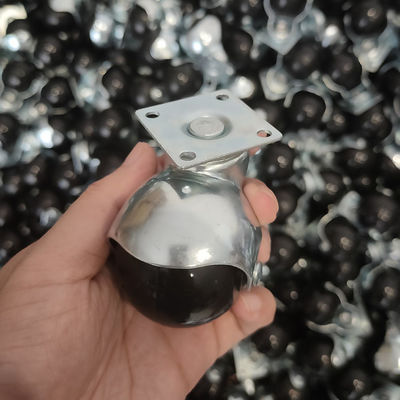 China Threaded Stem Furniture Casters Side Brake Swivel Ball Casters