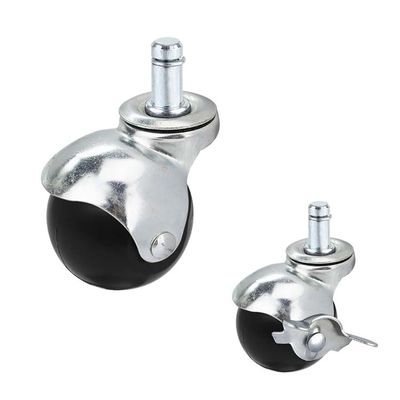 11x22mm Grip Ring Stem Swivel Ball Caster Wheels 25kg Capacity