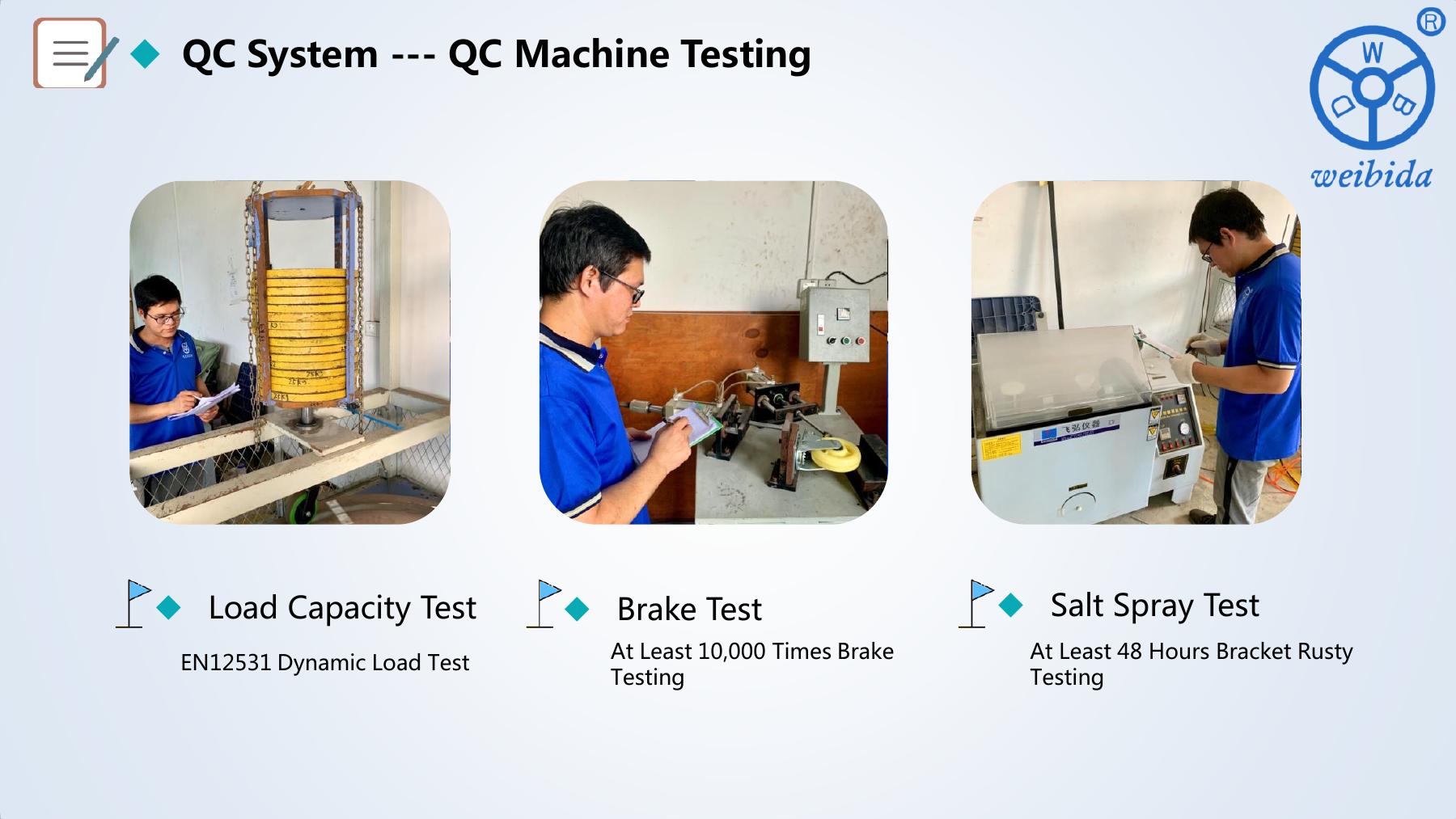 Product test certification